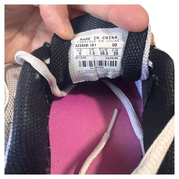 Nike Womens Air Strike Turf 95 323938-101 White Black Running Shoes Size US 9 - Picture 4 of 6